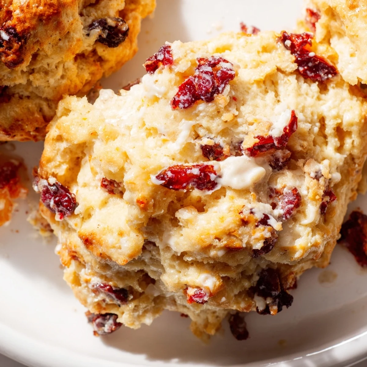 Cranberry Jalapeño Dip Scones