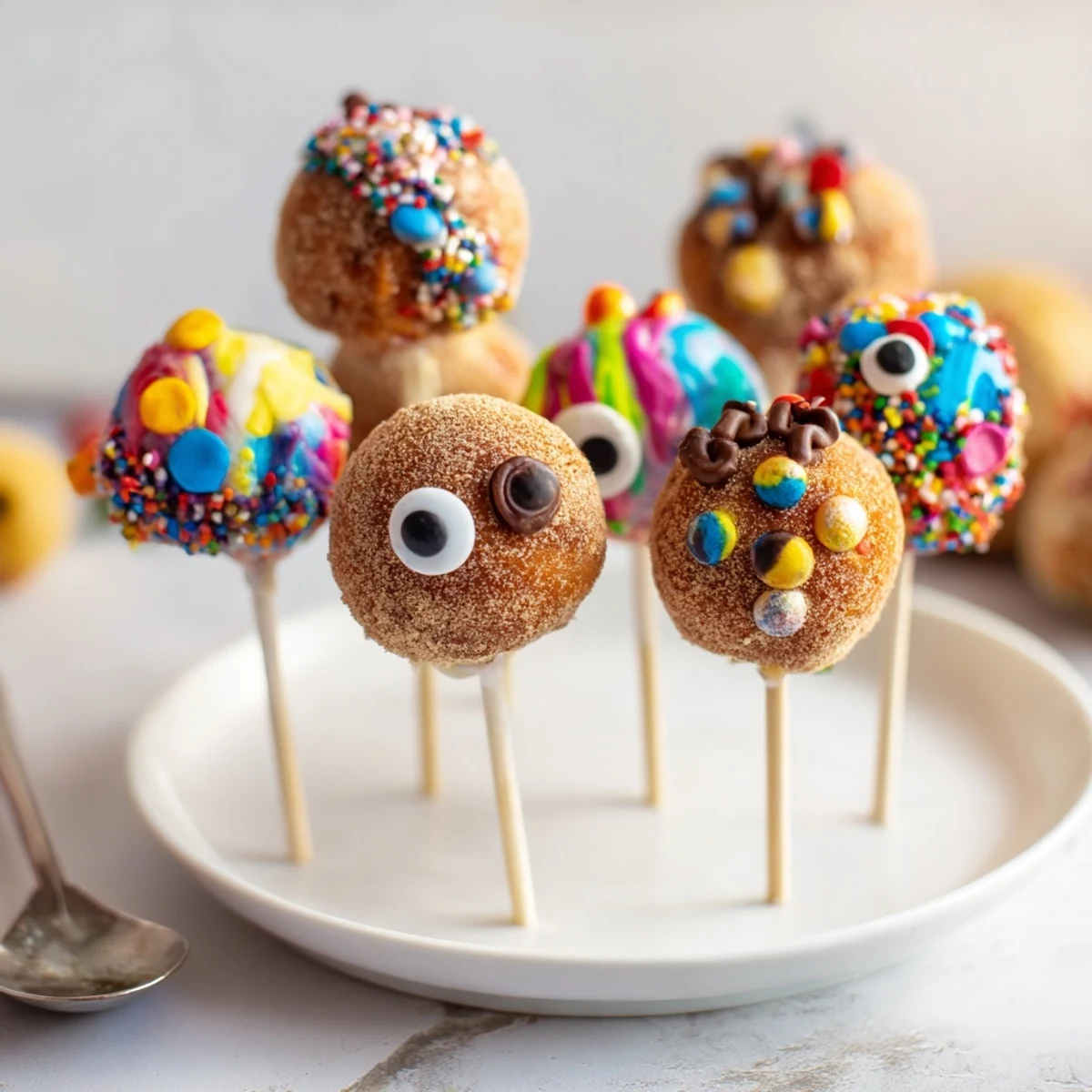 Cinnamon Sugar Monster Cake Pops #98