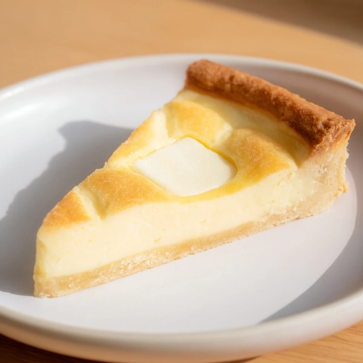 Creamy Water Pie with golden crust and rich vanilla flavor, perfect for dessert.  