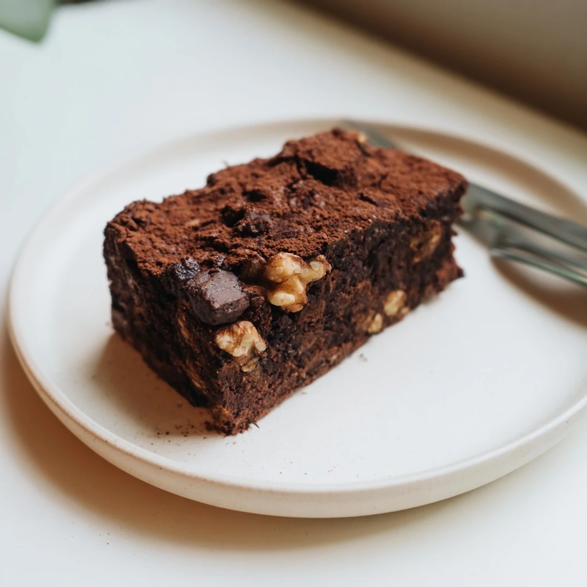 Rich zero-waste brownies made with nut-milk pulp, perfect for dessert lovers.  