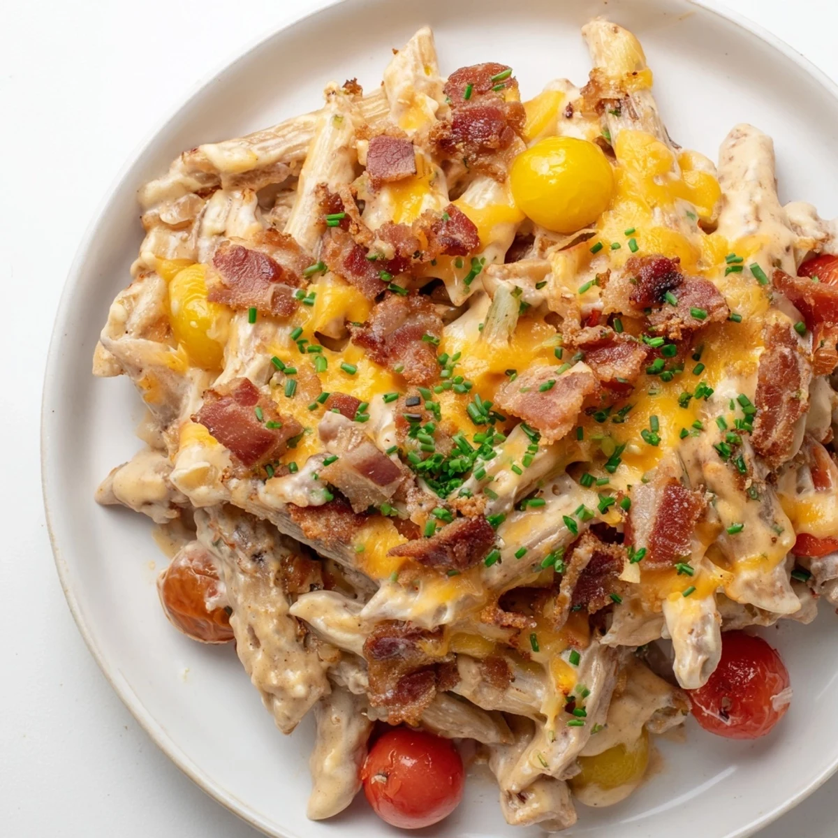 Bacon Cheeseburger Pasta Bake