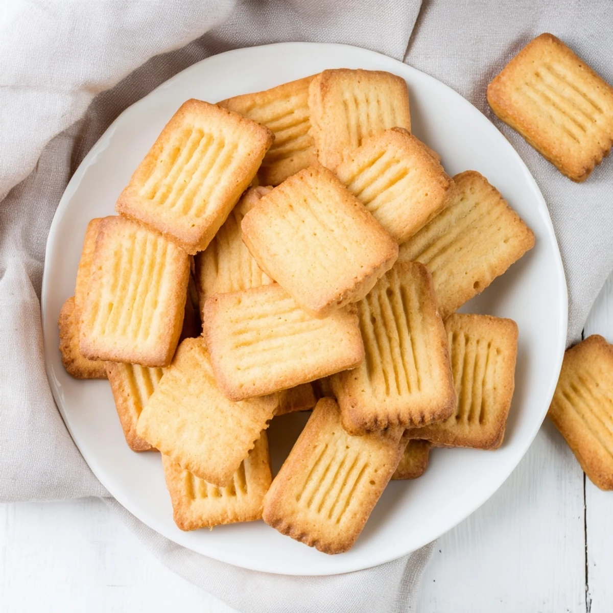 Classic buttery shortbread