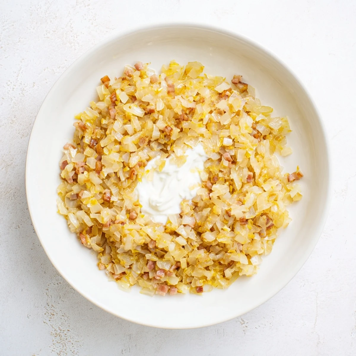 Caramelized Onion Bacon Dip