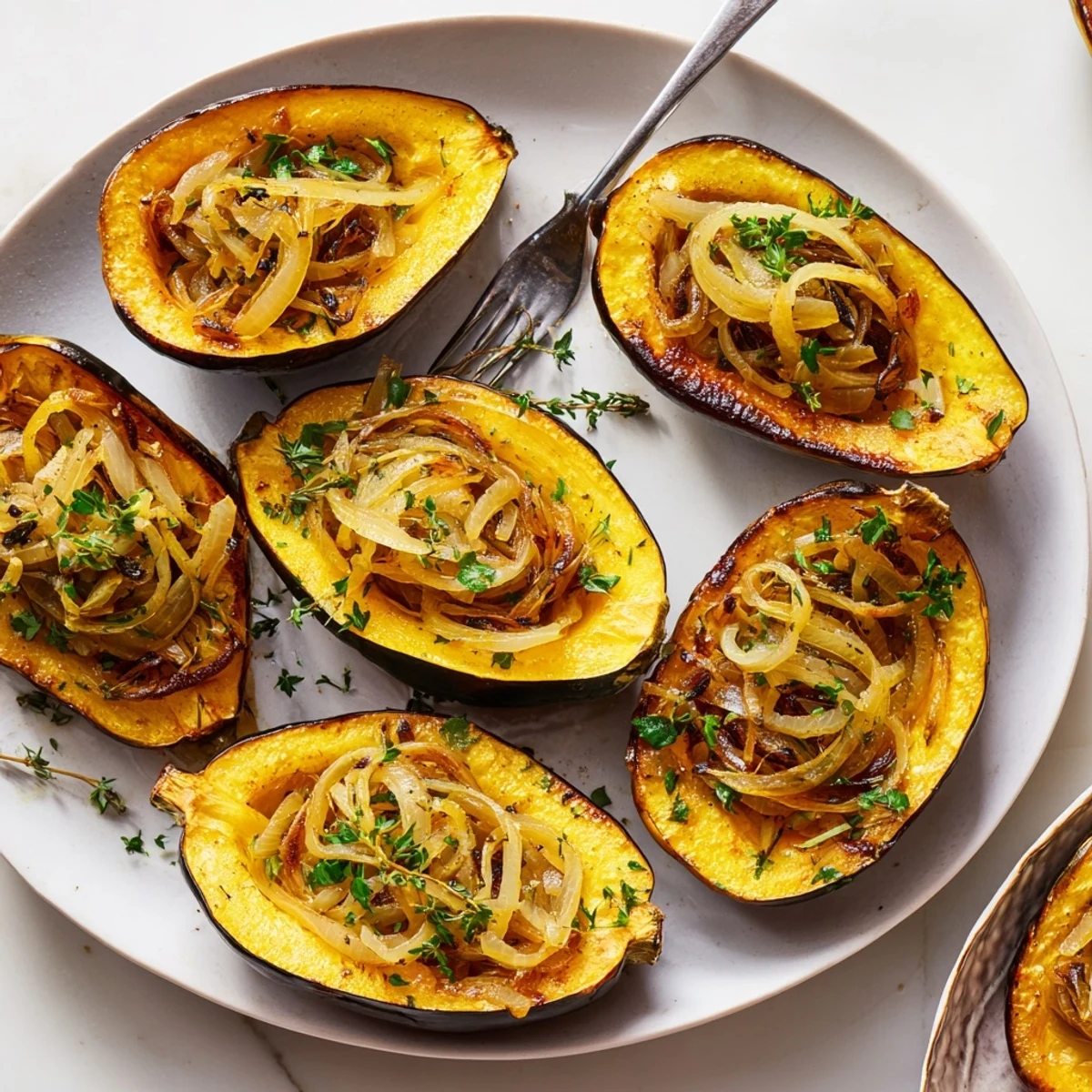 Caramelized Onion Gruyere Squash