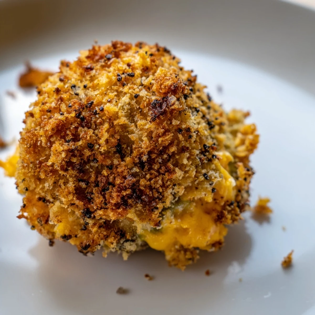 Mouthwatering image of a plate overflowing with savory Crispy Cheese-Wrapped Pickle Ornaments, ready to enjoy.