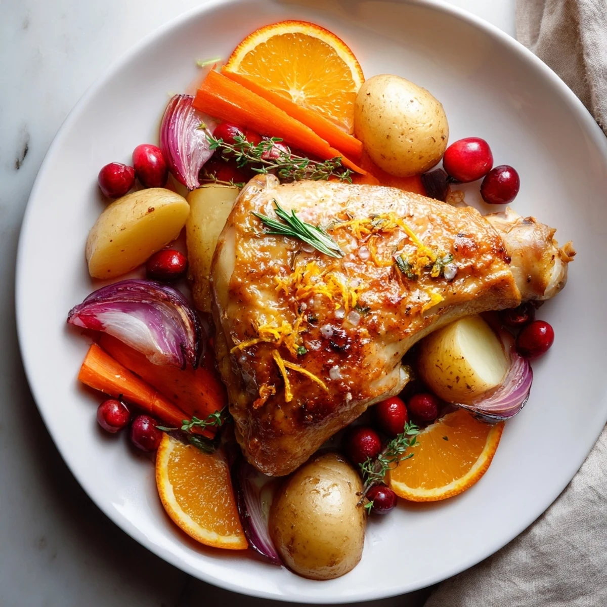 Olive Oil Roast Chicken