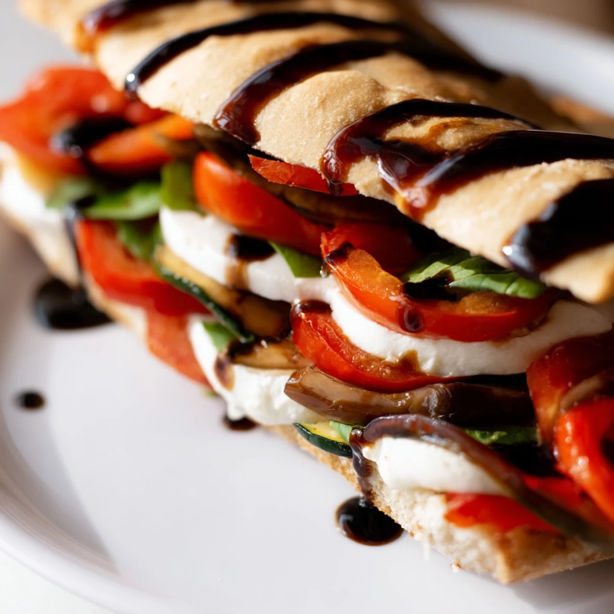 Sheet-Pan Roasted Veggie Caprese