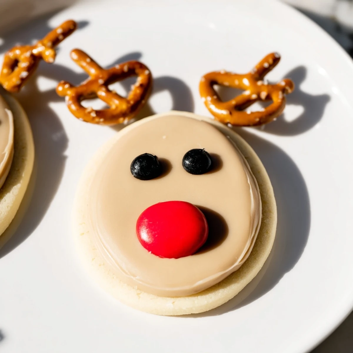 Santas Reindeer Cookie Platter