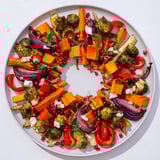 Festive Vegetable Christmas Wreath