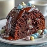 Festive pastel chocolate bark with Cadbury eggs, perfect for Easter celebrations.