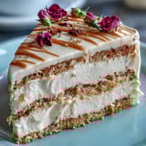 Elegant graduation cake with delicate edible flowers and shimmering gold leaf accents.