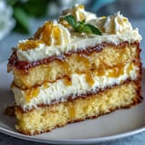 Gemini Cake: Swirled yellow and white layers create a beautiful marbled effect.