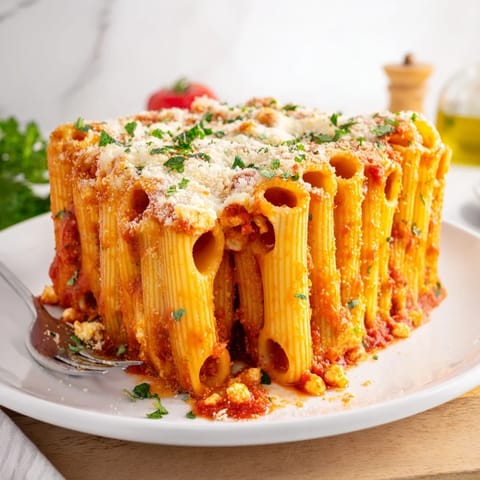Honeycomb Pasta Cake Bake