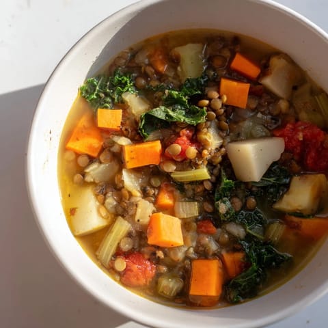Winter Vegetable Lentil Soup
