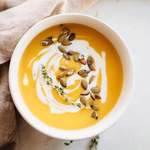 Creamy Roasted Acorn Squash