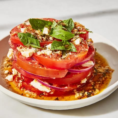 Speedy Feta-Free Tomato Bake