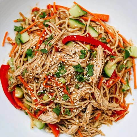 Chilled Chicken Noodle Salad