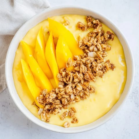 Mango Blended Overnight Oats