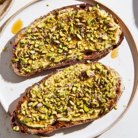 Pistachio Butter Toast
