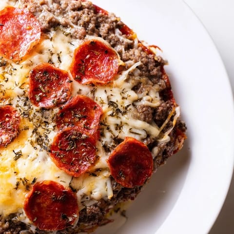 Meat Pizza Pepperoni Stack