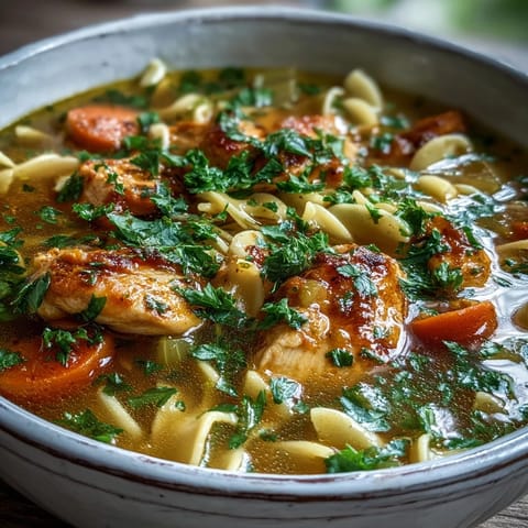 Ginger Turmeric Chicken Soup