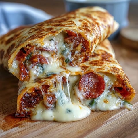 Crispy low-carb Italian sub wrap filled with savory meats, provolone, and zesty banana peppers for a keto-friendly lunch.