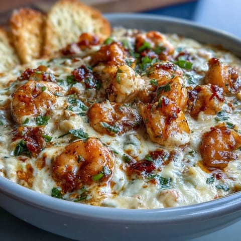 Crawfish Boil Dip with Cream Cheese and Spices, a creamy Cajun appetizer with tender crawfish tails, bell peppers, and bold spices, baked to golden perfection.