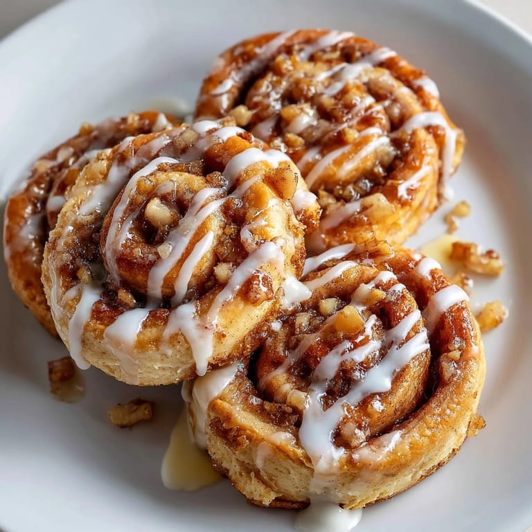 Golden-baked, soft Brown Butter Apple Cinnamon Roll Cookies, ready to eat and bursting with flavor.