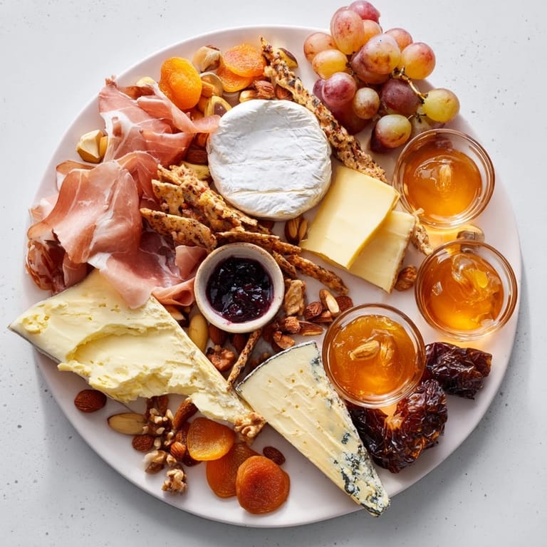 A stunning arrangement of a Plateau des Rois Mages Gourmand, perfect for holiday entertaining, ready to serve immediately.