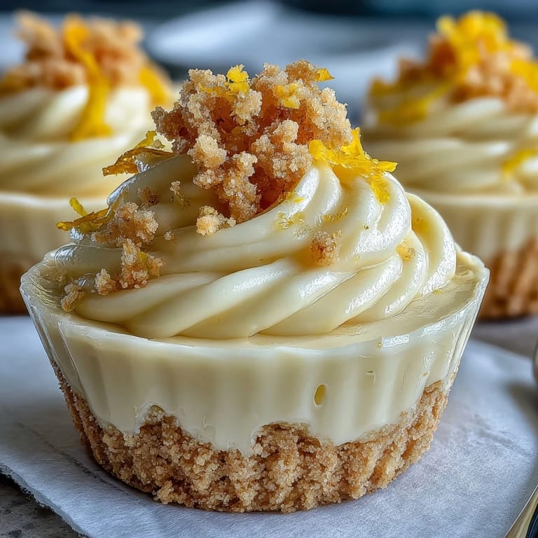 Bright lemon mousse in elegant cups, paired with classic shortbread and a hint of vanilla for a light dessert.